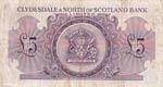 Scotland, 5 Pounds, 1956, VF, p192a  