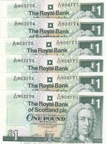 Scotland, 1 Pound, 2001, ... 