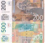 Serbia, 200-500 Dinara, ... 