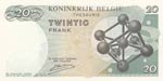 Belgium, 20 Francs, 1964, UNC, p138  