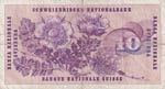 Switzerland, 10 Franken, 1971, VF(-), p45q ... 