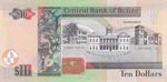 Belize, 10 Dollars, 2005, UNC, p68b  Queen ... 