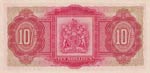 Bermuda, 10 Shillings, 1957, AUNC(-), p19b ... 