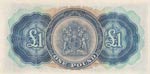 Bermuda, 1 Pound, 1957, XF, p20b Queen ... 