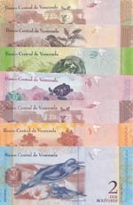 Venezuela, 2-5-10-20-50-100-2.000 Bolivares, ... 