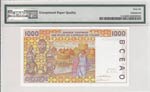 West African States, 1.000 Francs, 1998, ... 