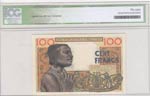 West African States, 100 Francs, 1961, ... 