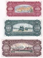 Yugoslavia, 100-500-1.000 Dinara, 1963, UNC, ... 
