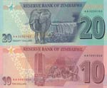 Zimbabwe, 10-20 Dollars, 2020, UNC, pNew, ... 