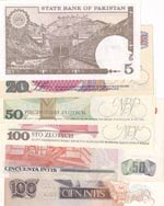 Mix Lot, UNC, (Total 6 banknotes) Pakistan, ... 