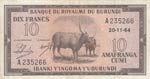 Burundi, 10 Francs, ... 