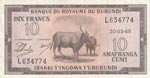 Burundi, 10 Francs, ... 