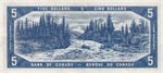 Canada, 5 Dollars, 1954, AUNC, p68a DEVİL ... 