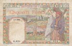 Algeria, 50 Francs, ... 