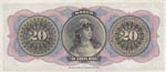 Costa Rica, 20 Pesos, 1899, UNC, pS165 El ... 