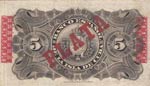 Cuba, 5 Pesos, 1896, VF, p48b, SPECIMEN  