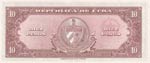 Cuba, 10 Pesos, 1960, UNC, p79b Black serial ... 
