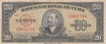 Cuba, 20 Pesos, 1949, ... 