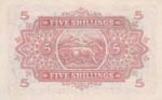 East Africa, 5 Shillings, 1955, AUNC, p33a  ... 