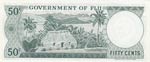 Fiji, 50 Cents, 1971, AUNC, p64b Queen ... 