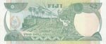 Fiji, 2 Dollars, 1995, UNC, p90a Queen ... 