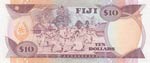 Fiji, 10 Dollars, 1992, UNC, p94a Queen ... 