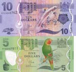 Fiji, 5-10 Dollars, ... 