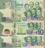 Ghana, 10 Cedis, ... 