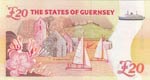 Guernsey, 20 Pounds, 1996, UNC, p58a Queen ... 