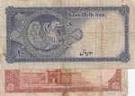Iran, 5 Rials and 10 Rials, 1944, p39, p40, ... 