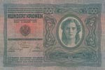 Austria, 100 Kronen, 1919, VF, p56 There is ... 