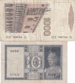 Italy, 10-1.000 Lire, 1939/1982, FINE, p25; ... 