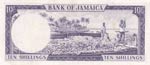 Jamaica, 10 Shillings, 1964, UNC, p51Bc  ... 