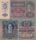 Austria, 10-20 Kronen, 1913/1915, FINE, ... 