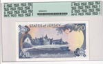 Jersey, 20 Pounds, 1993, UNC, p23a, Very ... 