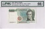 Italy, 5.000 Lire, 1985, ... 