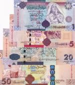 Libya, 1-5-20-50 Dinars, ... 