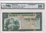 Martinique, 100 Francs, ... 