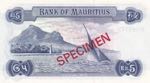 Mauritius, 5 Rupees, 1978, UNC, p30sCS1, ... 