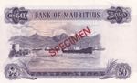 Mauritius, 50 Rupees, 1978, UNC, p33sCS1, ... 