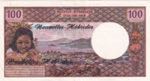 New Hebrides, 100 Francs, 1975, XF, p18c