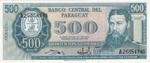 Paraguay, 500 Guaranie, ... 