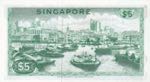 Singapore, 5 Dollars, 1967, UNC, p2a