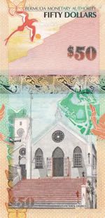 Bermuda, 50 Dollars, 2009, UNC, p61A