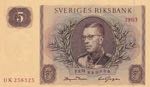 Sweden, 5 Kronor, 1963, ... 