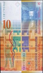 Switzerland, 10 Franken, 2013, UNC, p67e