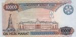 Turkmenistan, 10.000 Manat, 2000, UNC, p14