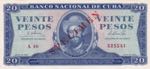 Cuba, 20 Pesos, 1965, ... 