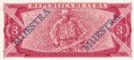 Cuba, 3 Pesos, 1986, UNC, p107s2, SPECIMEN