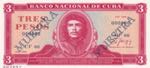 Cuba, 3 Pesos, 1986, ... 
